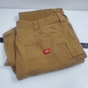 Workwear Ranch Utility Carpenter Pants Reinforced Knee Dickies Womens Rustic 36